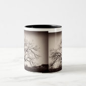 Eichen-Baum-Tasse Zweifarbige Tasse (Mittel)