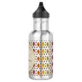 Eichen Blätter und Acorns Herbsthochzeit maßgeschn Edelstahlflasche (Rechts)