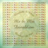 Eichen Blätter und Acorns Herbsthochzeit maßgeschn Fensteraufkleber (Blatt 3)