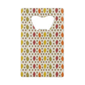 Eichen Blätter und Acorns Herbsthochzeit maßgeschn Geldbeutel Flaschenöffner (Rückseite)