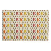 Eichen Blätter und Acorns Herbsthochzeit maßgeschn Kissenbezug (Rückseite)