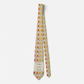 Eichen Blätter und Acorns Herbsthochzeit maßgeschn Krawatte (Vorderseite)