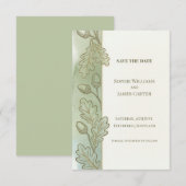 Eichen-Eichel-Save-the-Date-Karte Save The Date (Vorne/Hinten)