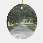 Eichen-Gasse bei Boone Hall, Charleston Keramik Ornament (Links)