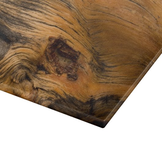 Eichen-Holz-dekoratives Glasschneiden-Brett Schneidebrett (Ecke)