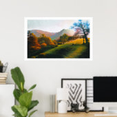 Eichen im Poly Canyon Poster (Heimbüro)