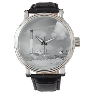 Eichen-Insel-Leuchtturm Armbanduhr