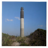 Eichen-Insel-Leuchtturm Fliese (Vorderseite)