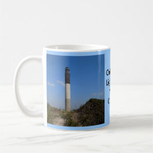 Eichen-Insel-Leuchtturm, North Carolina Kaffeetasse