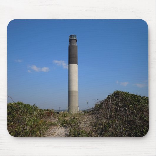 Eichen-Insel-Leuchtturm, North Carolina Mousepad (Vorne)