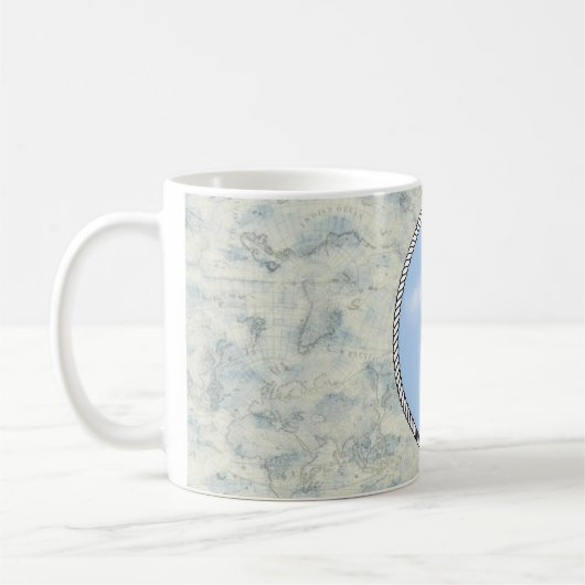 Eichen-Insel-Leuchtturm-Tasse Kaffeetasse (Links)
