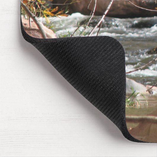 Eichen-Nebenfluss Mousepad (Ecke)