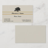 Eichen-Plantage in der GoldVisitenkarte Visitenkarte (Vorne/Hinten)