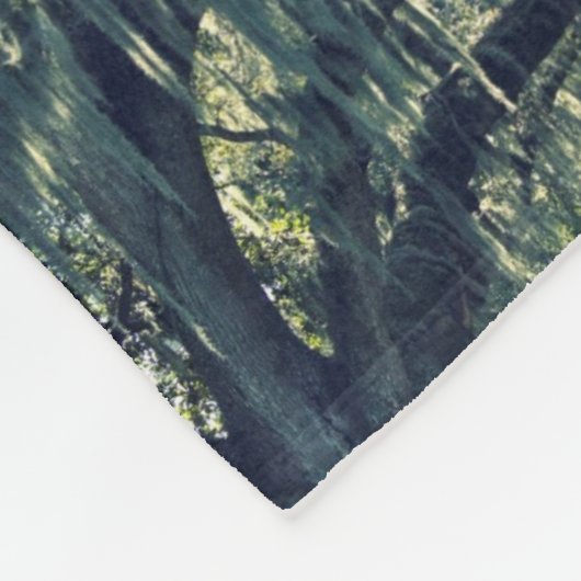 Eichen-Spur Fleecedecke (Ecke)