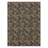 Eichen und Blätter auf schwarz Tischdecke (Vorderseite)