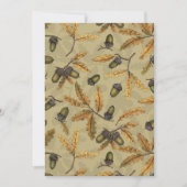 Eichen und Eichen-Blätter auf Ekru (Vorderseite)