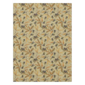 Eichen und Eichen-Blätter auf Ekru Tischdecke (Vorderseite)