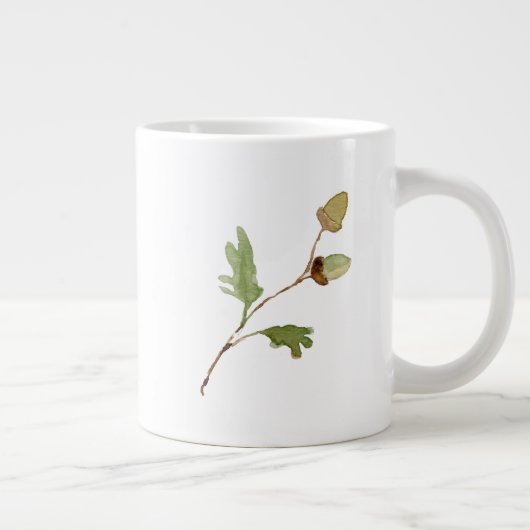 Eichen und Eichenbäume | Jumbo-Tasse (Rechts)