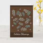 Eichen-und Karte (Gelbe Blume)