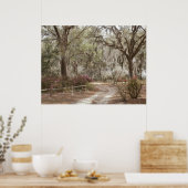 Eichen und Spanischer Moos Poster (Küche)