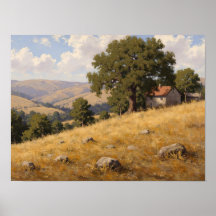 Eichen- und Steincottage am Hang - Impressionistis