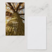 Eichen-Visitenkarte Visitenkarte (Vorne/Hinten)