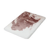 Eichenbaum Badematte (Schrägansicht)