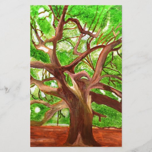 Eichenbaum Briefpapier (Vorderseite)