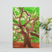 Eichenbaum Briefpapier (Stehend Vorderseite)