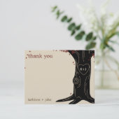 Eichenbaum Danke Karte (Stehend Vorderseite)