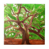 Eichenbaum Fliese (Vorderseite)