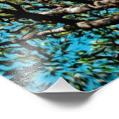 Eichenbaum Fotodruck (Ecke)