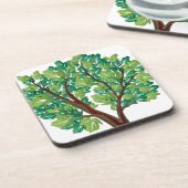 Eichenbaum Getränkeuntersetzer (Linke Seite)