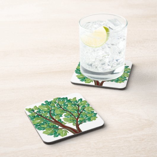 Eichenbaum Getränkeuntersetzer (Rechte Seite)