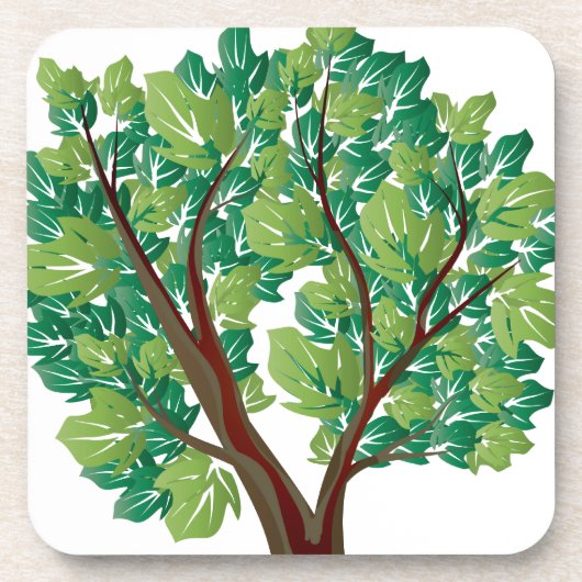 Eichenbaum Getränkeuntersetzer (Vorderseite)