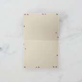 Eichenbaum Hochzeit Danke, dass Sie Karten zur Ken (Innenseite)