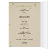 Eichenbaum-Hochzeitskarte (Innen (Links))