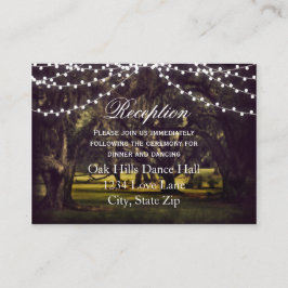 Eichenbaum-Hochzeitskarten Begleitkarte