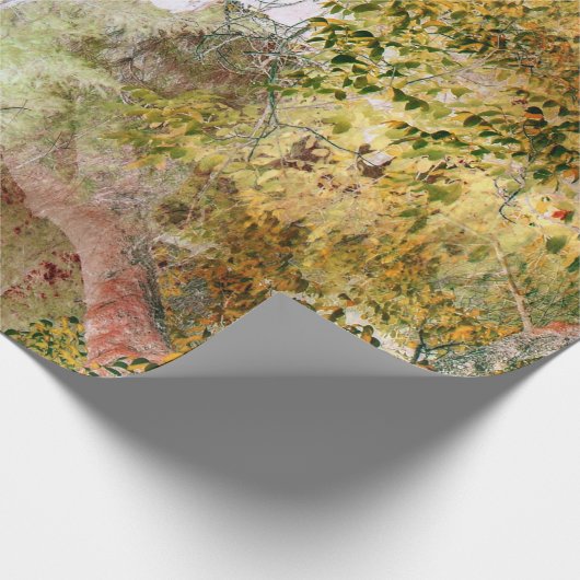 Eichenbaum im Herbst... Geschenkpapier (Ecke)