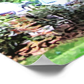 Eichenbaum im Park 7659 Jacksonville, Florida Poster (Ecke)