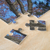 Eichenbaum in einem blauen Himmel im Herbst - Puzzle (Seite)