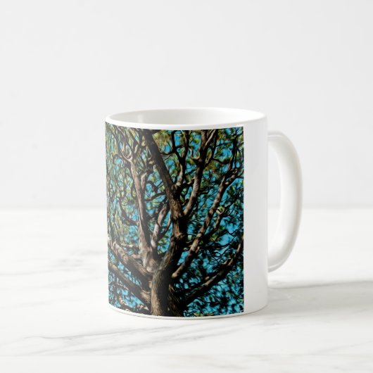 Eichenbaum Kaffeetasse (VorderseiteRechts)