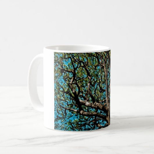 Eichenbaum Kaffeetasse (Vorderseite Links)