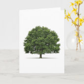 Eichenbaum Karte (Gelbe Blume)