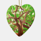 Eichenbaum Keramik Ornament (Links)