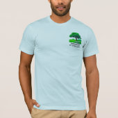 Eichenbaum-Logo | Benutzerdefinierte Baumschnitt-D T-Shirt (Vorderseite)