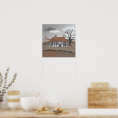 Eichenbaum Manor Poster (Küche)
