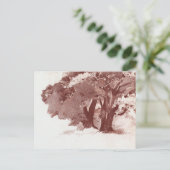 Eichenbaum Postkarte (Stehend Vorderseite)