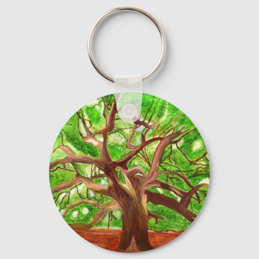 Eichenbaum Schlüsselanhänger (Vorderseite)