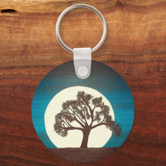 Eichenbaum Schlüsselanhänger (Vorderseite)